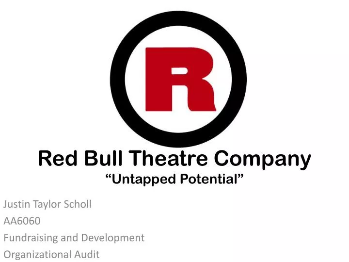 red bull theatre company untapped potential