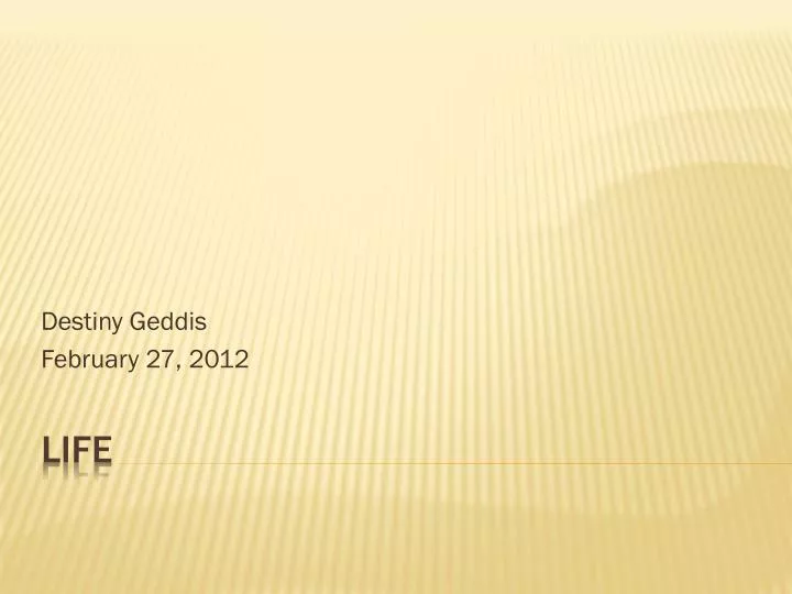 destiny geddis february 27 2012