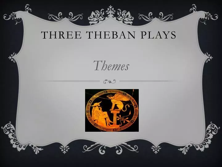 three theban plays