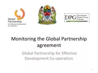 Monitoring the Global Partnership agreement