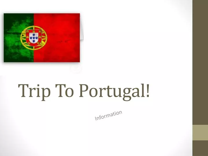 trip to portugal