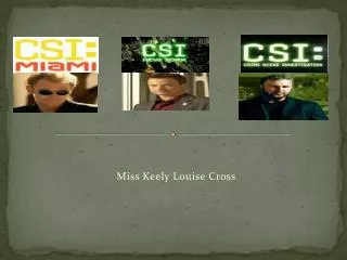 Miss Keely Louise Cross