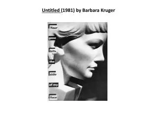 Untitled (1981) by Barbara Kruger