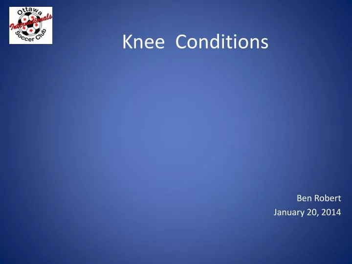 knee conditions