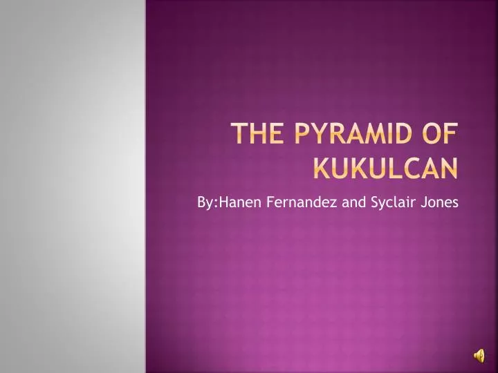 the pyramid of kukulcan