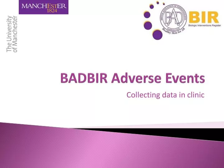 badbir adverse events