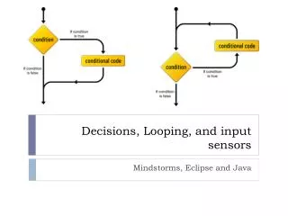Decisions, Looping, and input sensors
