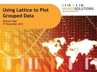 Using Lattice to Plot Grouped Data