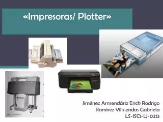 impresoras plotter