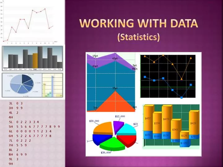 working with data statistics