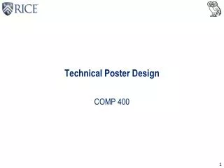Technical Poster Design
