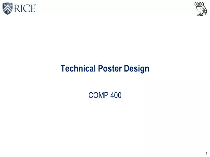 technical poster design