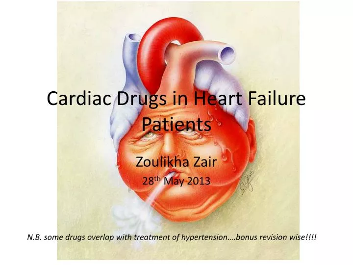 cardiac drugs in heart failure patients