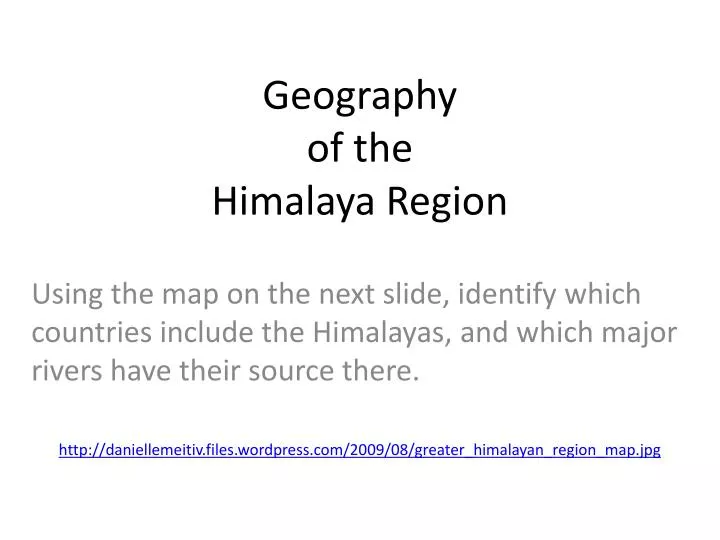 geography of the himalaya region