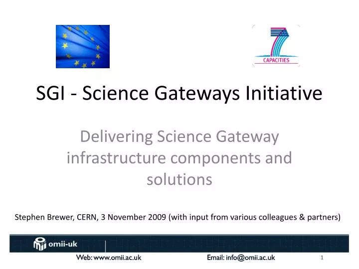 s gi science gateways initiative