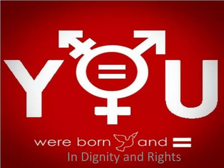 in dignity and rights