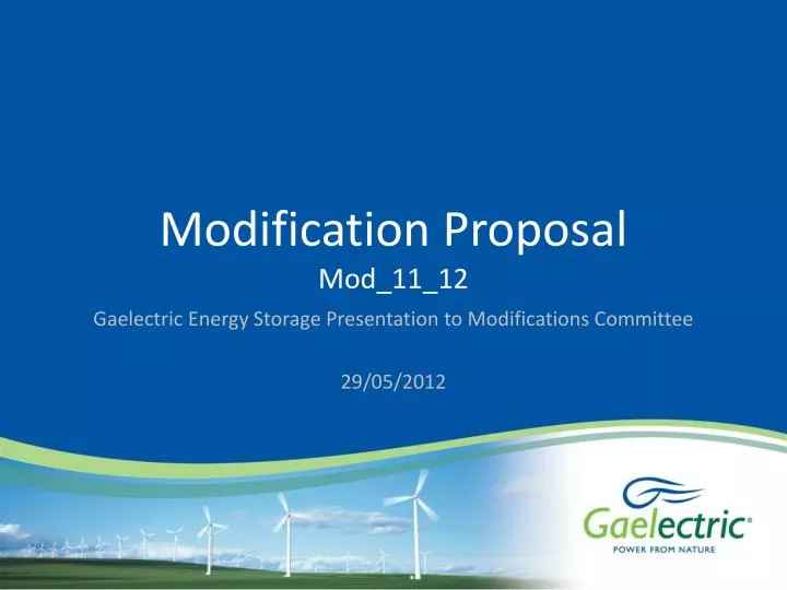 modification proposal mod 11 12