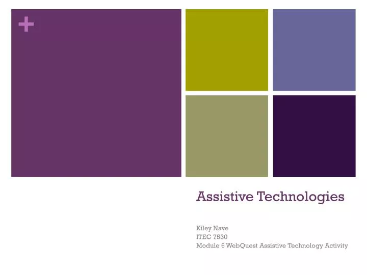 assistive technologies