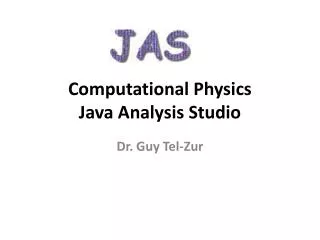 computational physics java analysis studio