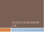 Science Barometer Lab - slide 1