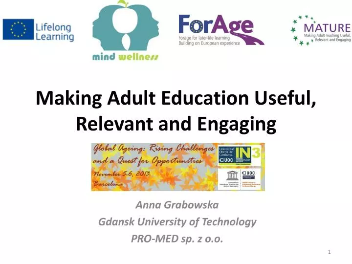 making adult education useful relevant and engaging