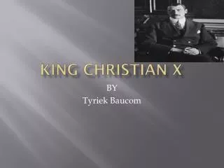 King Christian X