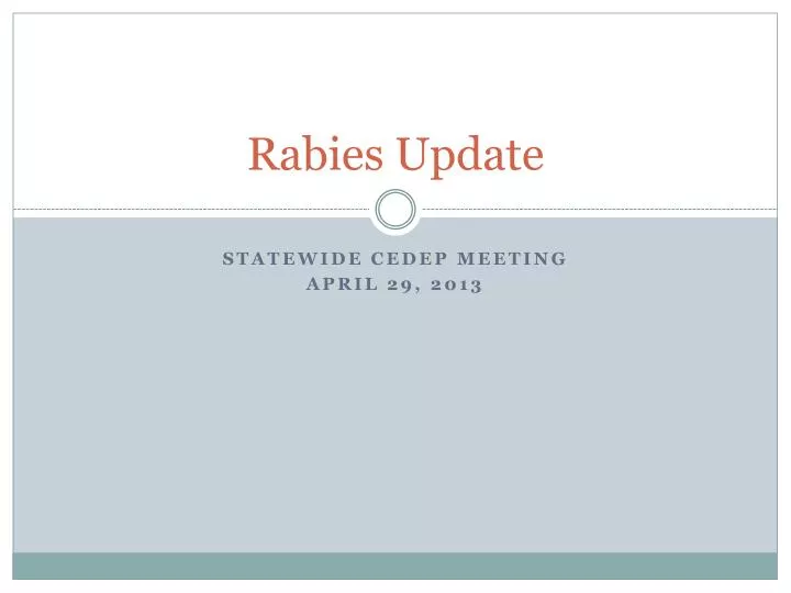 rabies update