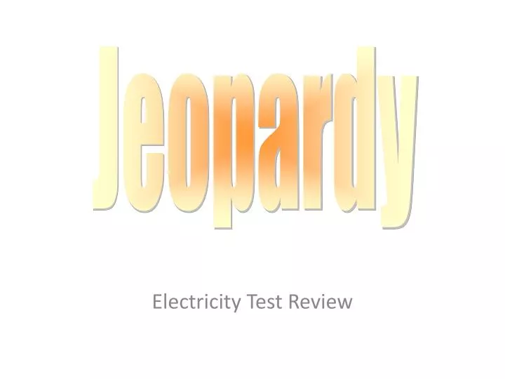 electricity test review