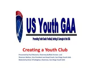 Creating a Youth Club