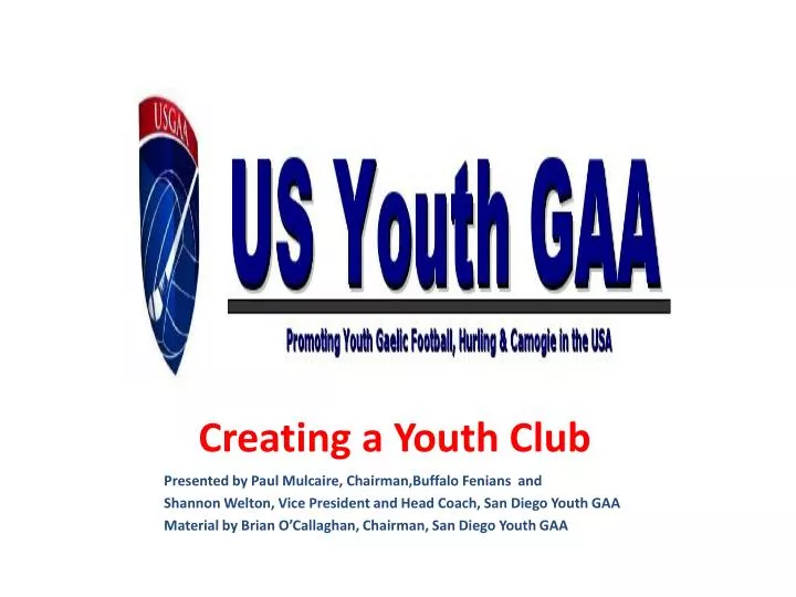 creating a youth club