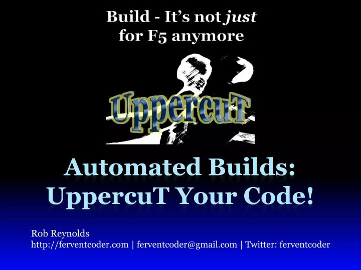 automated builds uppercut your code