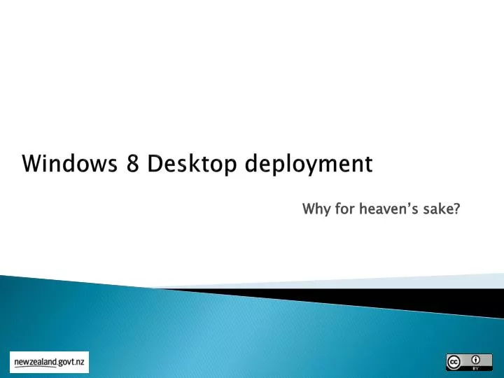 windows 8 desktop deployment