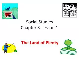 Social Studies Chapter 3-Lesson 1