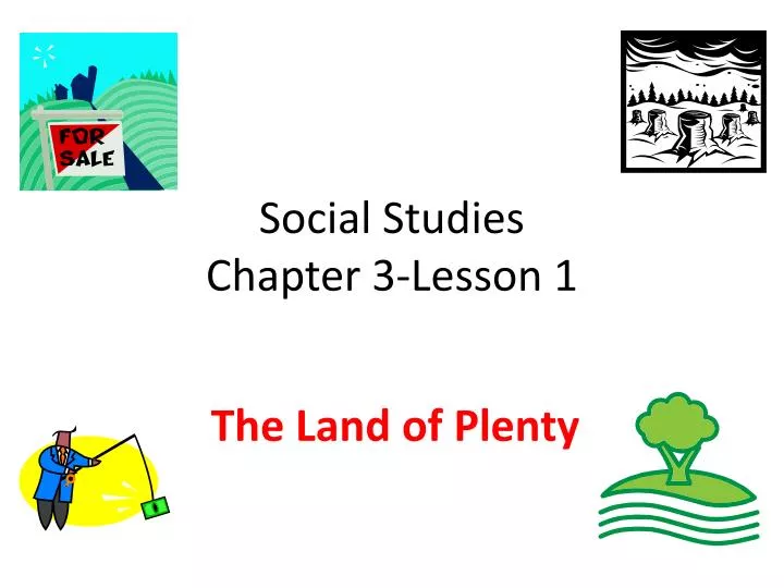social studies chapter 3 lesson 1