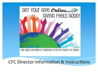 CFC Director Information &amp; Instructions