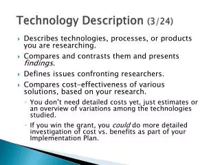 Technology Description (3/24)