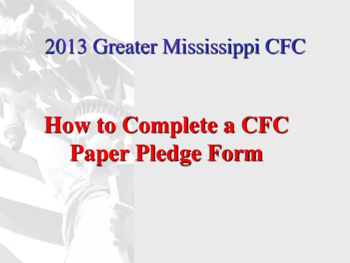 2013 greater mississippi cfc