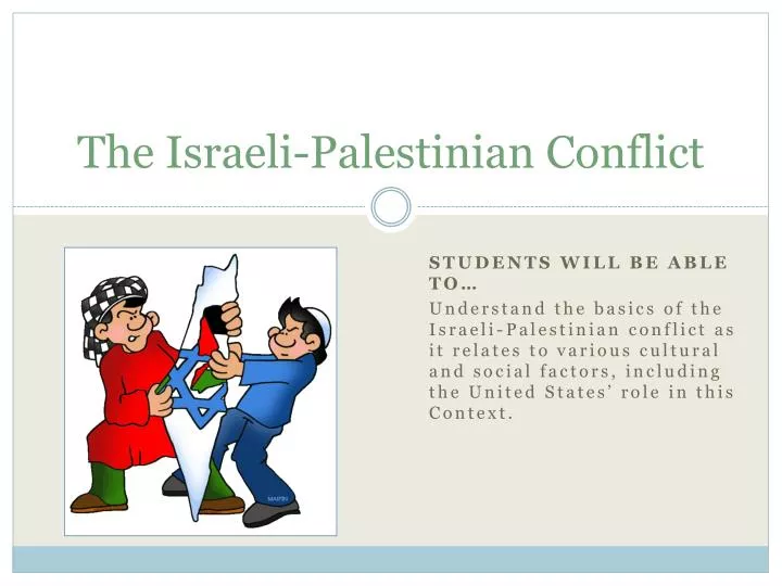 the israeli palestinian conflict