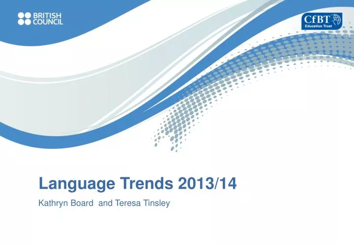language trends 2013 14