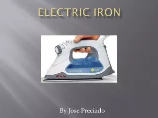 Electric iron