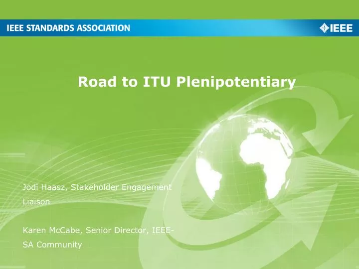 road to itu plenipotentiary