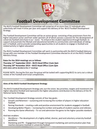 Football Development Committee