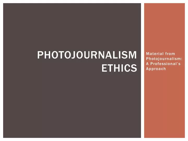 photojournalism ethics