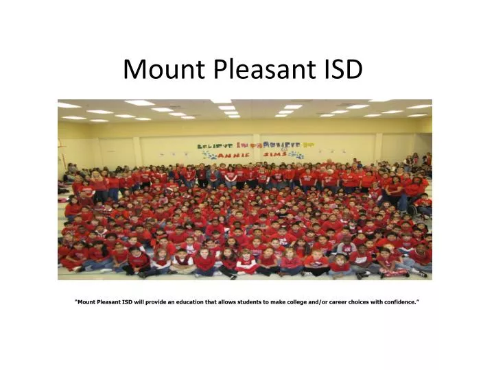 mount pleasant isd