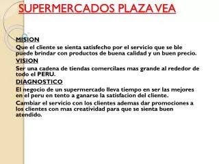 supermercados plaza vea