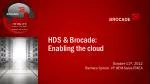HDS &amp; Brocade: Enabling the cloud - slide 1