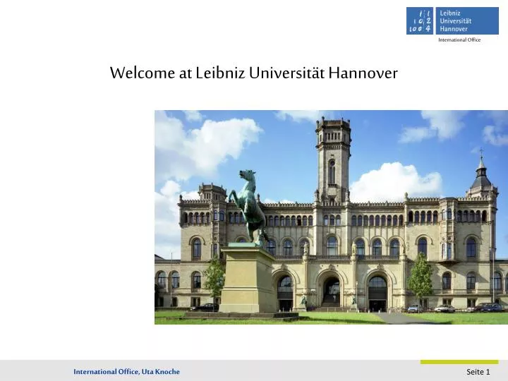 welcome at leibniz universit t hannover