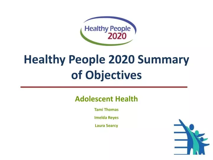 healthy people 2020 summary of objectives