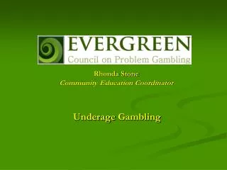 Underage Gambling