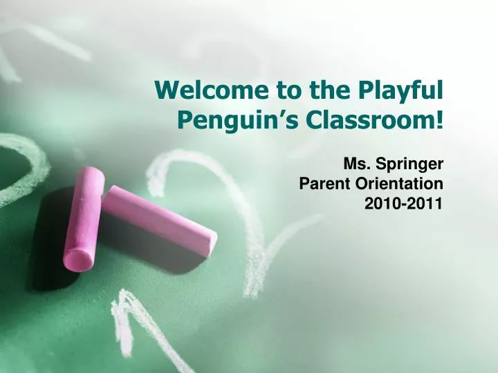 welcome to the playful penguin s classroom